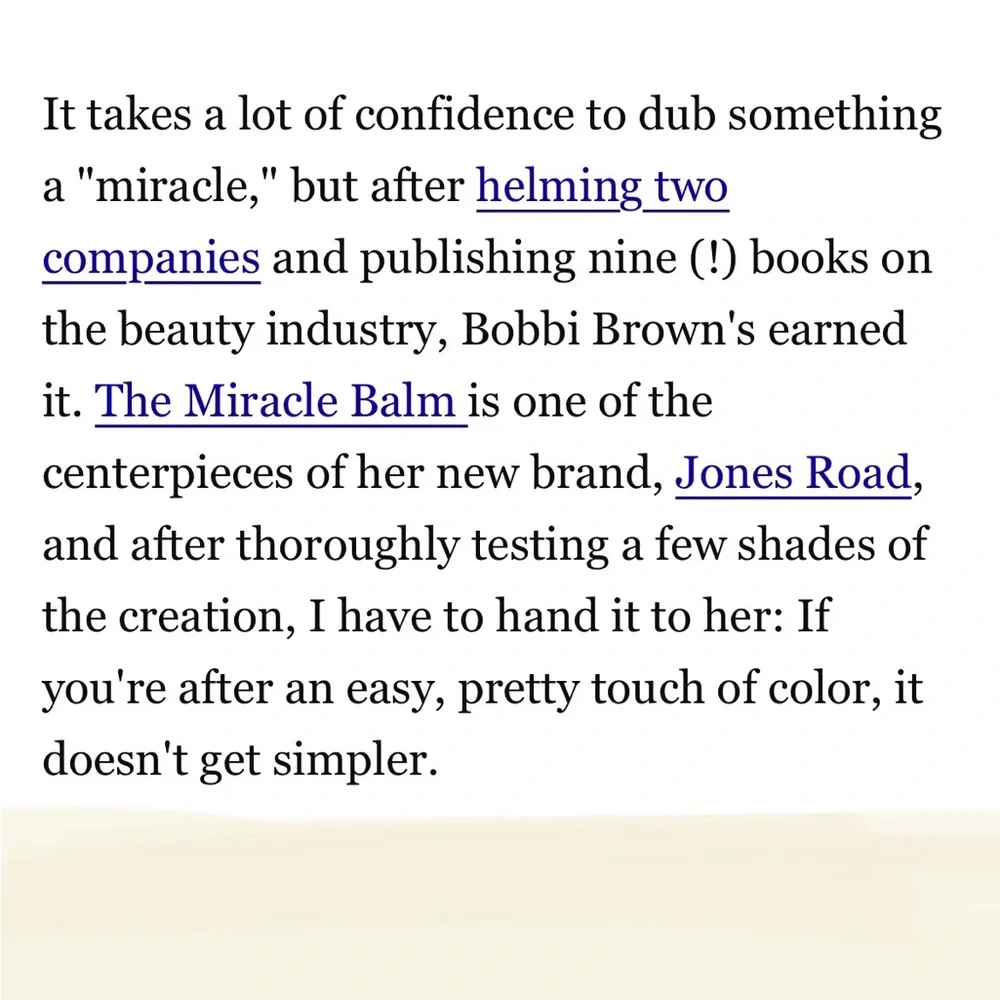 3x 1g JONES ROAD Miracle Balms | 3- 1g SAMPLES - Picture 9 of 9